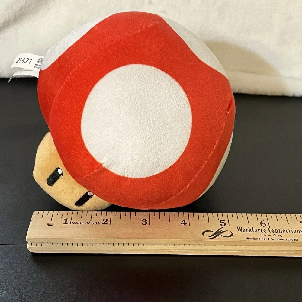 Nintendo Super Mario Bros Red Super Mushroom Plush 5